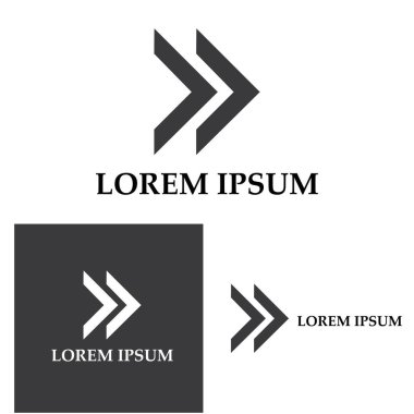 Ok vektör illüstrasyon simgesi Logo Şablonu tasarımı