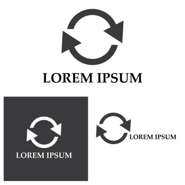 Ok vektör illüstrasyon simgesi Logo Şablonu tasarımı