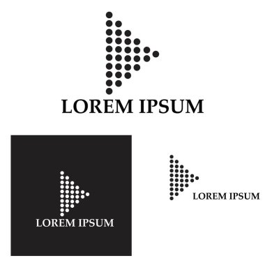 Ok vektör illüstrasyon simgesi Logo Şablonu tasarımı