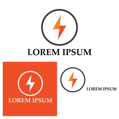 Birçok amaç için logo şablonu ışıklandırılıyor