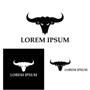 Boğa boynuzu logosu ve sembol simge simgeleri uygulaması