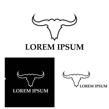 Boğa boynuzu logosu ve sembol simge simgeleri uygulaması