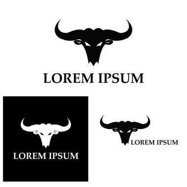 Boğa boynuzu logosu ve sembol simge simgeleri uygulaması