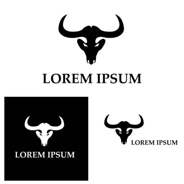 Boğa boynuzu logosu ve sembol simge simgeleri uygulaması