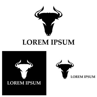 Boğa boynuzu logosu ve sembol simge simgeleri uygulaması