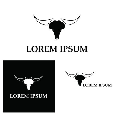 Boğa boynuzu logosu ve sembol simge simgeleri uygulaması
