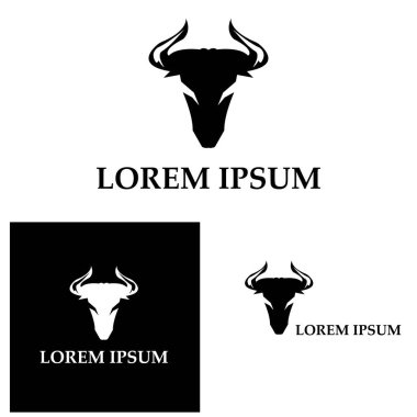 Boğa boynuzu logosu ve sembol simge simgeleri uygulaması