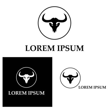 Boğa boynuzu logosu ve sembol simge simgeleri uygulaması