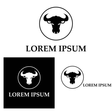 Boğa boynuzu logosu ve sembol simge simgeleri uygulaması