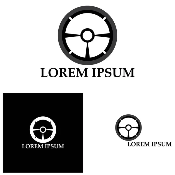 Direksiyon Logosu Düz Tasarım — Stok Vektör