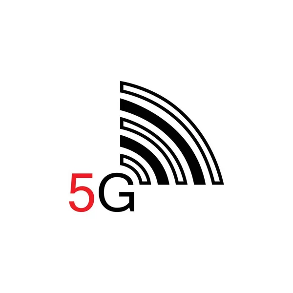 Modello Vettoriale Logo Design Wireless — Vettoriale Stock
