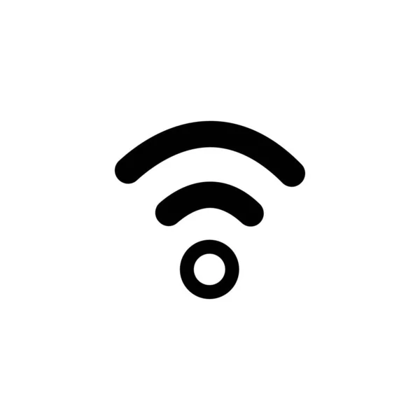 Kablosuz Tasarım Logo Şablonu Vektörü — Stok Vektör