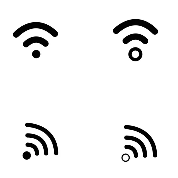 Modèle Logo Design Sans Fil Vecteur — Image vectorielle