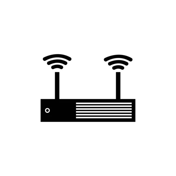 Router Icona Vettoriale Disegno Illustrazione — Vettoriale Stock