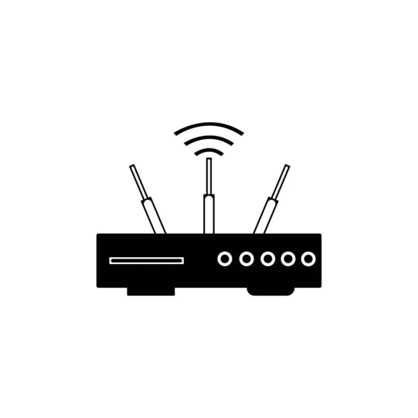 Router Pictogram Vector Illustratie Ontwerp — Stockvector