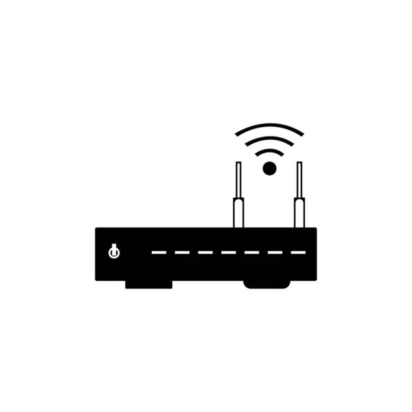 Router Icono Vector Ilustración Diseño — Vector de stock