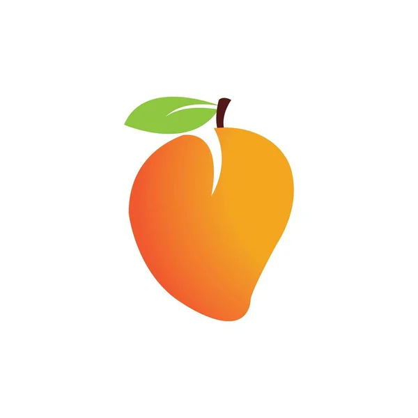 Mango Meyve Vektörü Resimleme Tasarımı — Stok Vektör