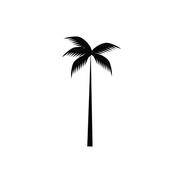 Kokosowe Drzewo Ikona Ilustracja Wektorowa — Wektor stockowy