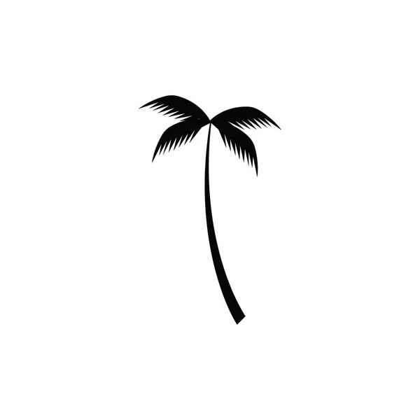 Kokosnussbaum Symbol Vektor Illustration — Stockvektor