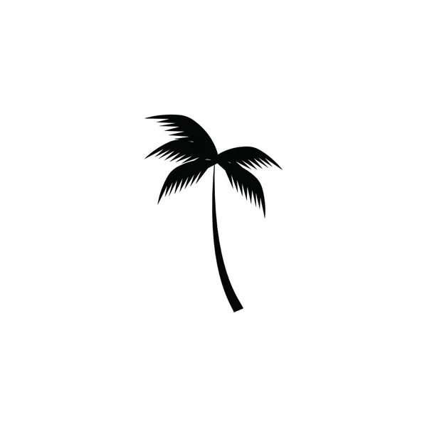 Coconut Tree Icon Vector Illustration — Stock Vector