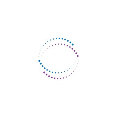 çember logo şablon vektör tasarımı