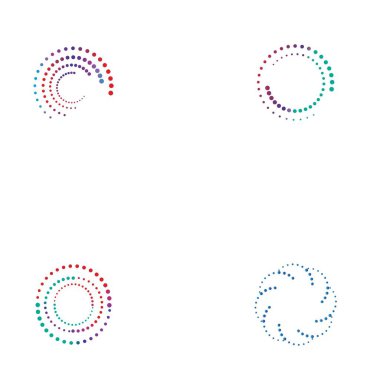 çember logo şablon vektör tasarımı