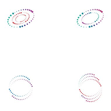 çember logo şablon vektör tasarımı