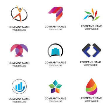 Afiş afişi için Modern Minimal Vektör Logosu