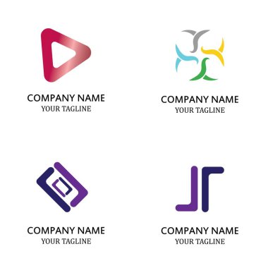 Afiş afişi için Modern Minimal Vektör Logosu