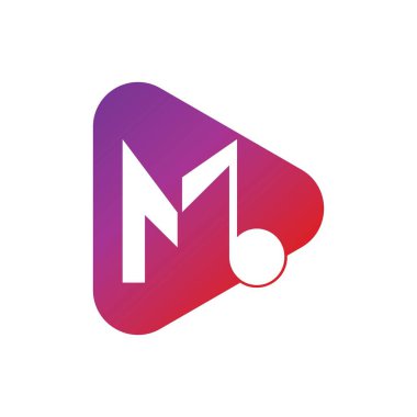 Müzik Notası Simge Vektörü illüstrasyon tasarımı