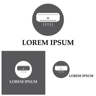 Klima simgesi illüstrasyon vektör tasarımı