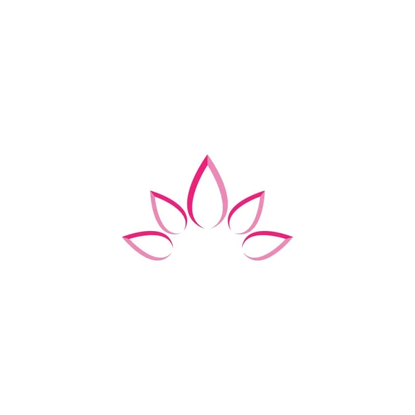 Kauneus Vektori Lotus Kukkia Suunnittelu Logo Malli Kuvake — vektorikuva