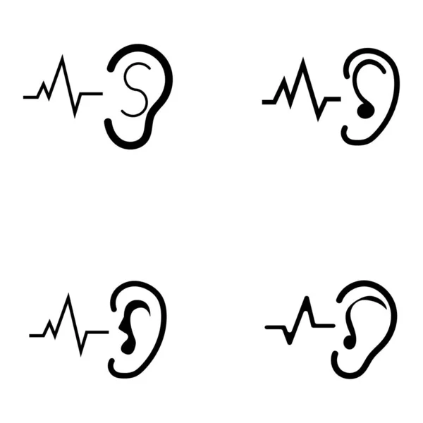 听觉标志模板矢量图标设计 — 图库矢量图片