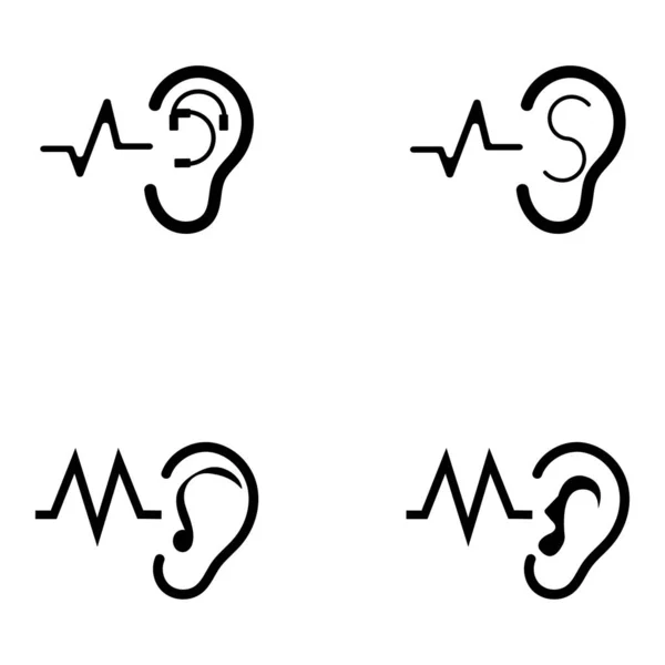 听觉标志模板矢量图标设计 — 图库矢量图片