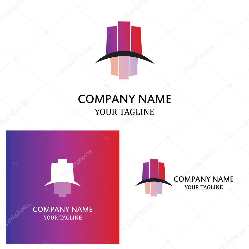 Modern Minimal Vector Logo for banner  poster  flyer