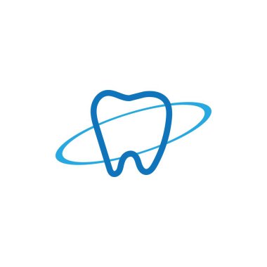 Diş logosu Şablon vektör çizim simgesi tasarımı