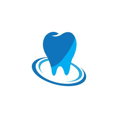 Diş logosu Şablon vektör çizim simgesi tasarımı