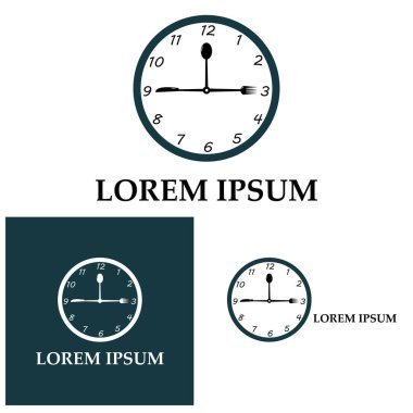 çatal ve kaşık restoran logo vektör şablonu