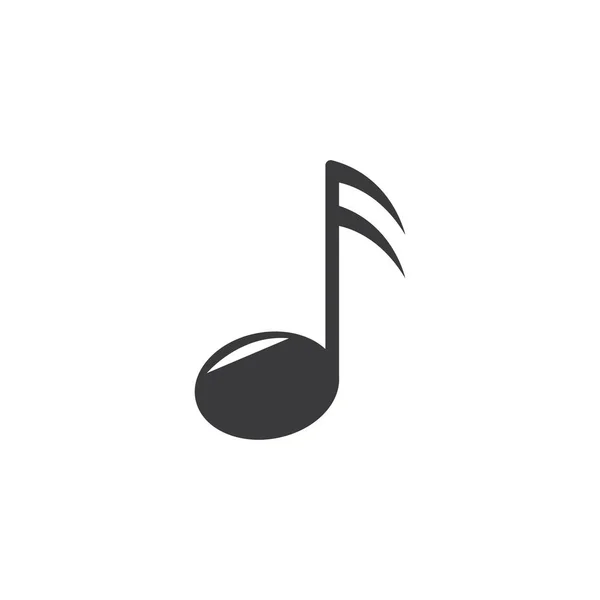 Müzik Notası Simge Vektörü illüstrasyon tasarımı