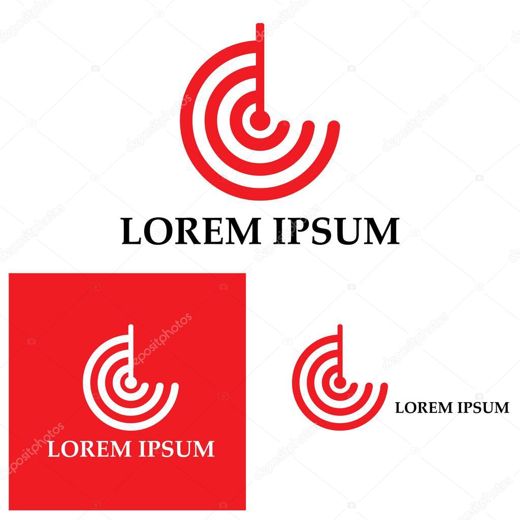 Target icon vector ilustration template