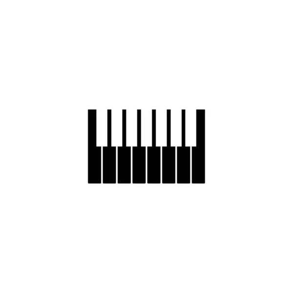 Piano Icon Vector Ilustration Template — Stock Vector