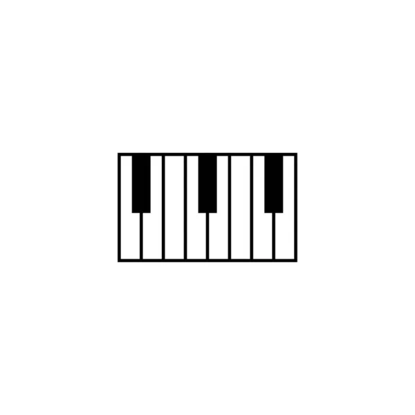 Icono Piano Vector Ilustración Plantilla — Vector de stock