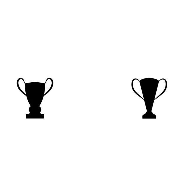 Trofeo Vector Logo Icon Champions Trofeo Logotipo Icono Para Plantilla — Archivo Imágenes Vectoriales