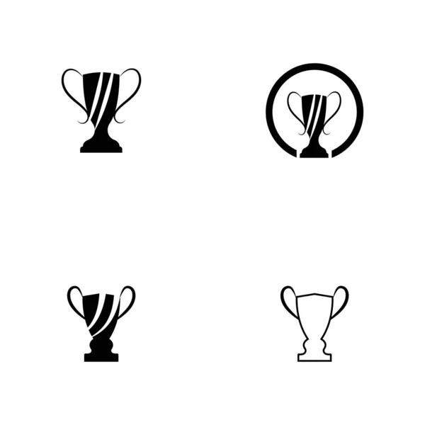 Σύμβολο Λογότυπο Διάνυσμα Trophy Εικονίδιο Λογότυπο Πρωταθλητές Τρόπαιο Για Πρότυπο — Διανυσματικό Αρχείο