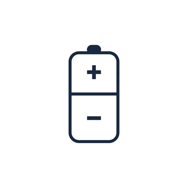 Power Battery Logo Symbol Vektor Illustration Design Template Battery Charging — Stockvektor