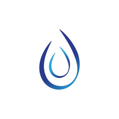 su damlası Logo Şablonu vektör çizimi tasarımı