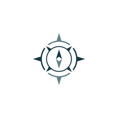 Pusula Logo Şablonu vektör resimleme tasarımı