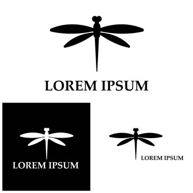 Yusufçuk resimleme simgesi tasarım şablonu vektörü