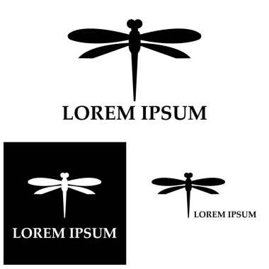 Yusufçuk resimleme simgesi tasarım şablonu vektörü