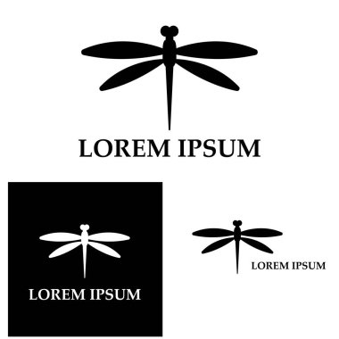 Yusufçuk resimleme simgesi tasarım şablonu vektörü